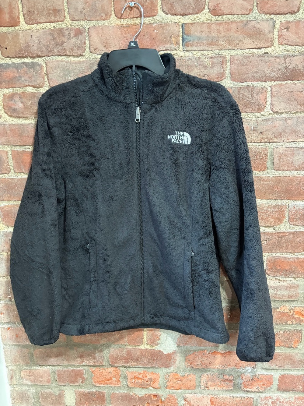 The North Face Black Fleece Full-Zip Jacket women’s size medium